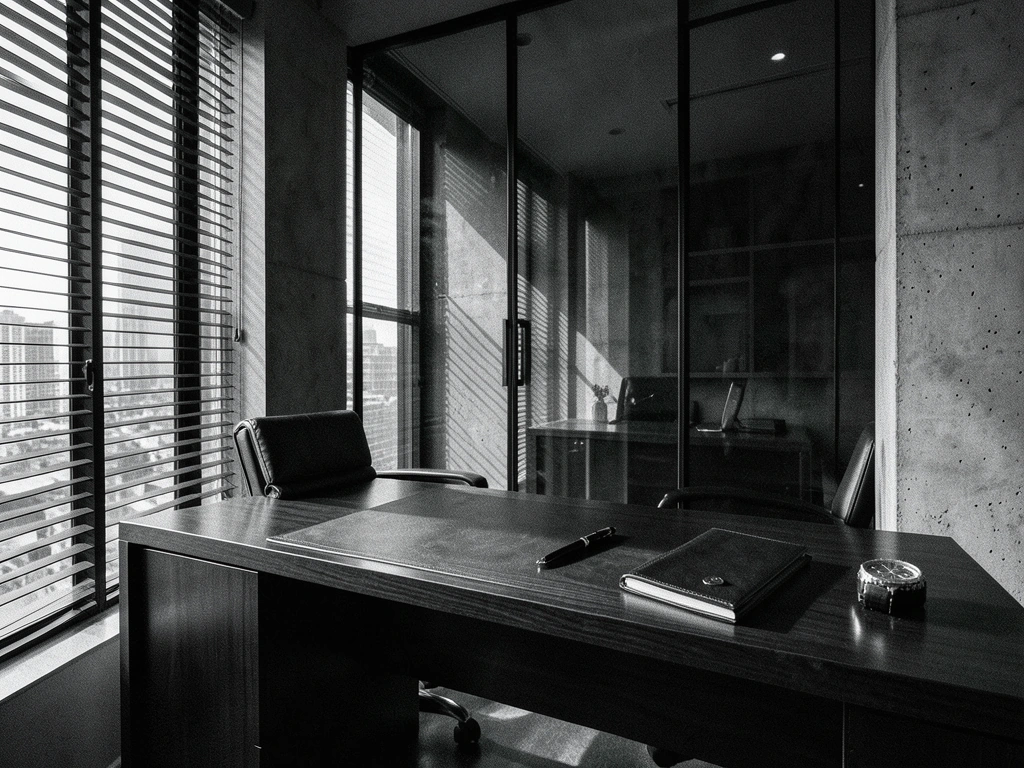 Architectural office view reflecting professional discipline