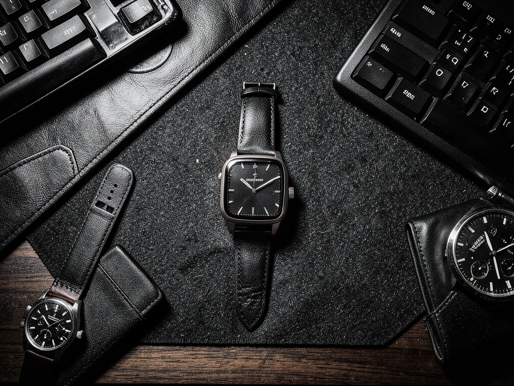 Luxury watch and professional desk aesthetic